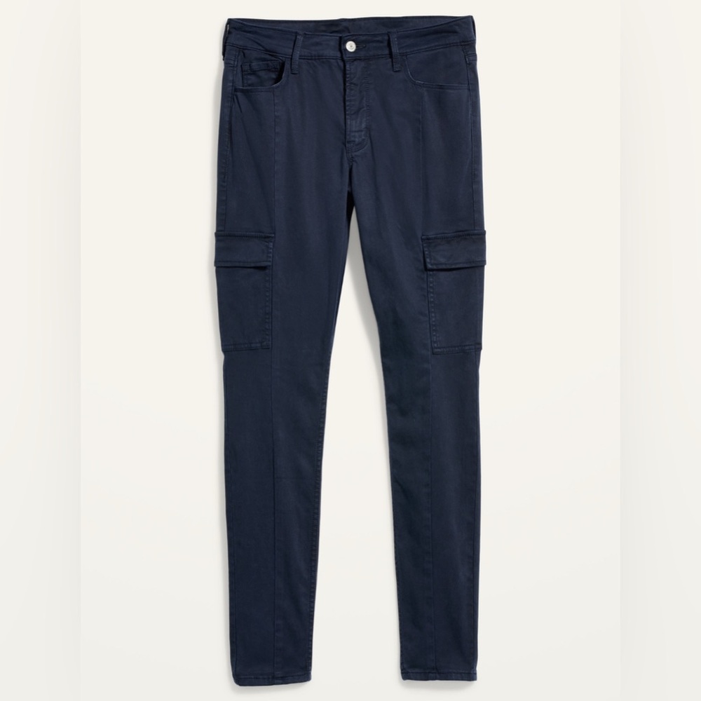 Old Navy Navy Skinny Cargo Pants - Picture 2 of 11